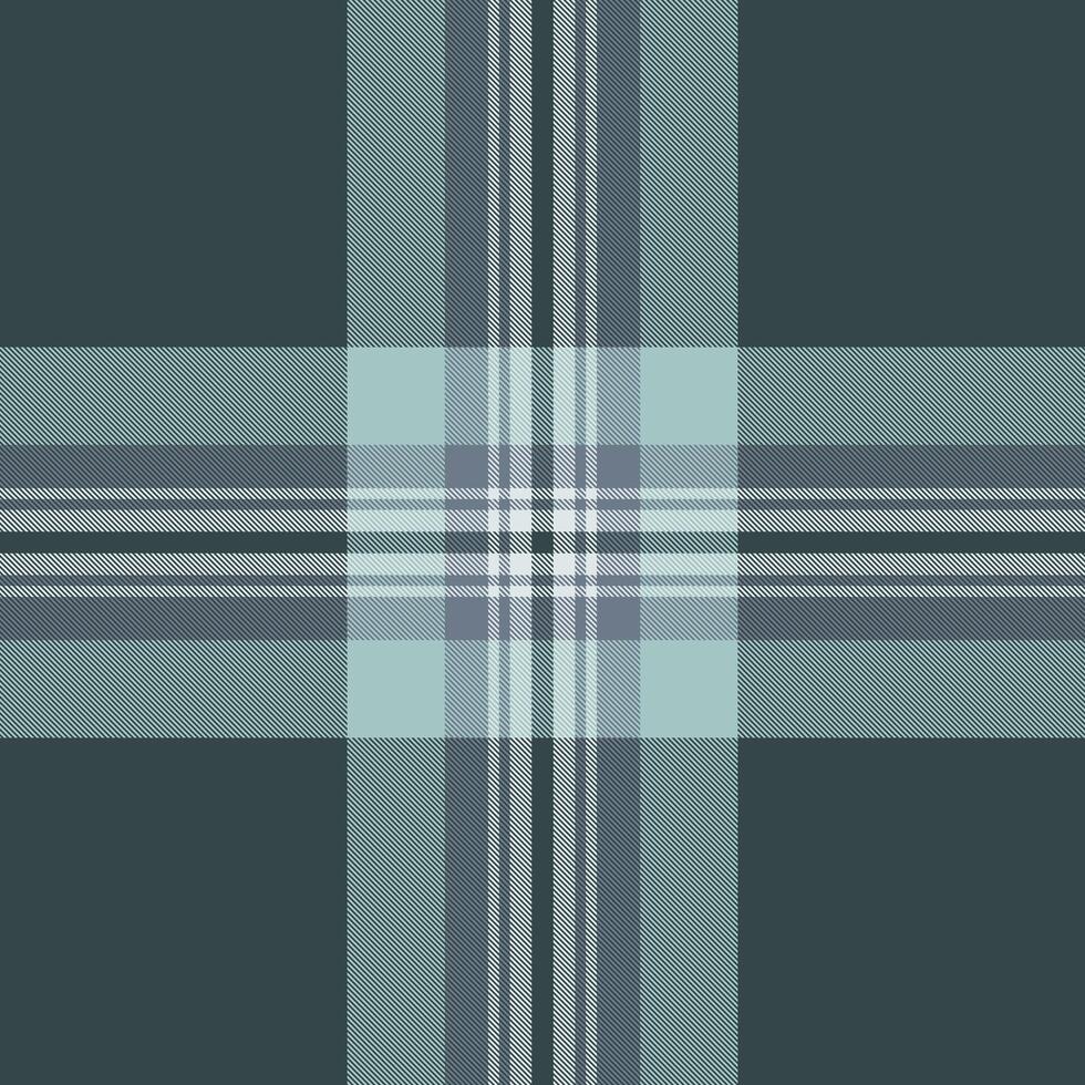 Soft check tartan plaid, strong textile background . Slim seamless pattern texture fabric in pastel and dark colors. vector