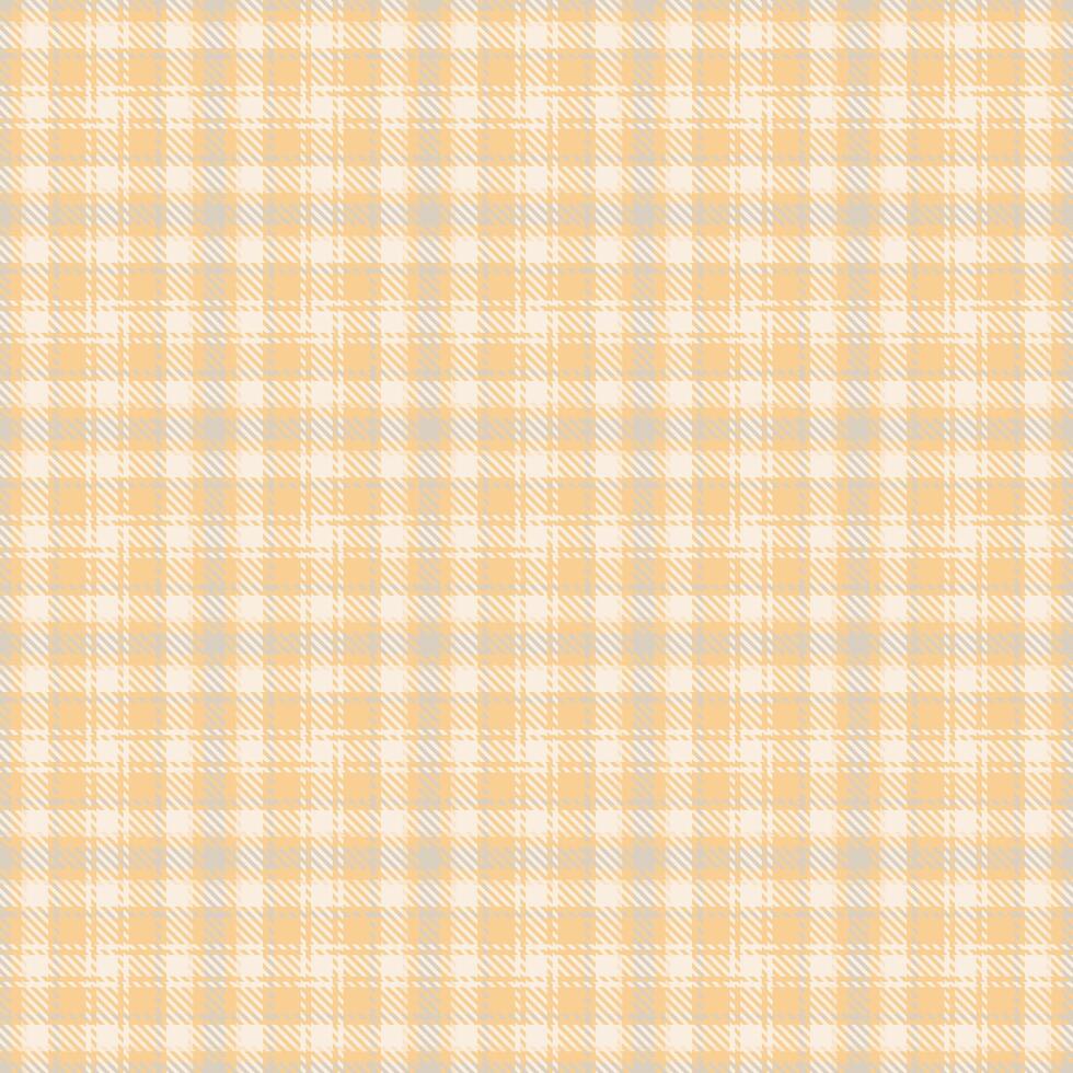 Art textile tartan fabric, suite pattern plaid background. Empty seamless texture check in light and amber colors. vector