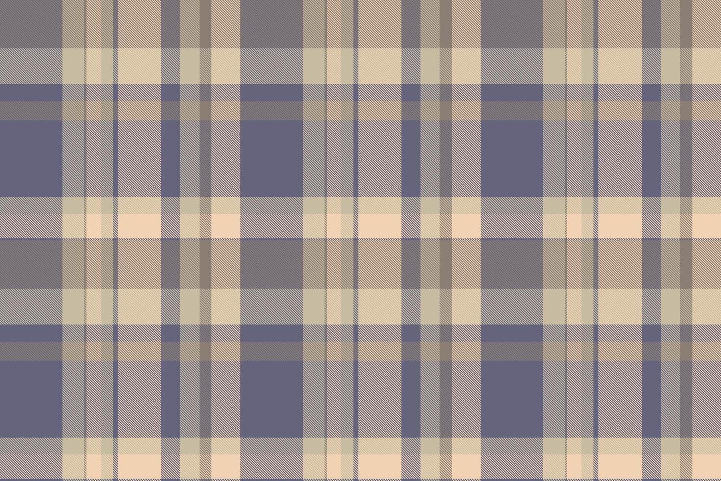 Product check plaid fabric, yard textile seamless pattern. Relax texture background tartan in pastel and light colors. vector