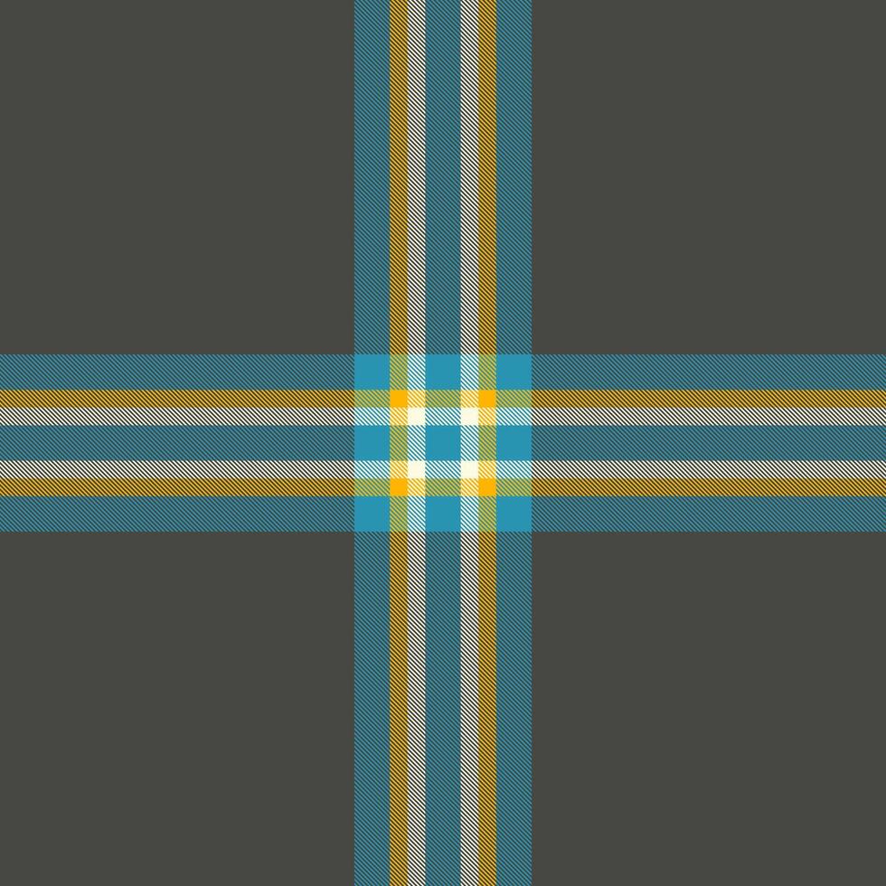 Suite background tartan pattern, famous textile check fabric. Greeting card texture seamless plaid in grey and cyan colors. vector