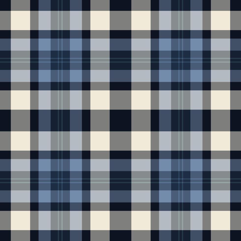 Scarf pattern tartan plaid, ornament check seamless . Jpg fabric textile texture background in blue and dark colors. vector