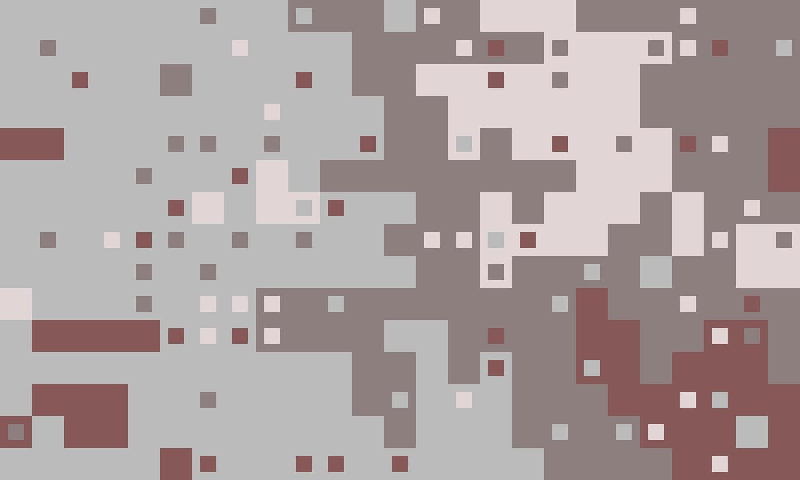 Abstract pixel art background. Neutral color palette of grays and browns creates a modern, minimalist aesthetic perfect for websites, presentations, or digital art projects. vector