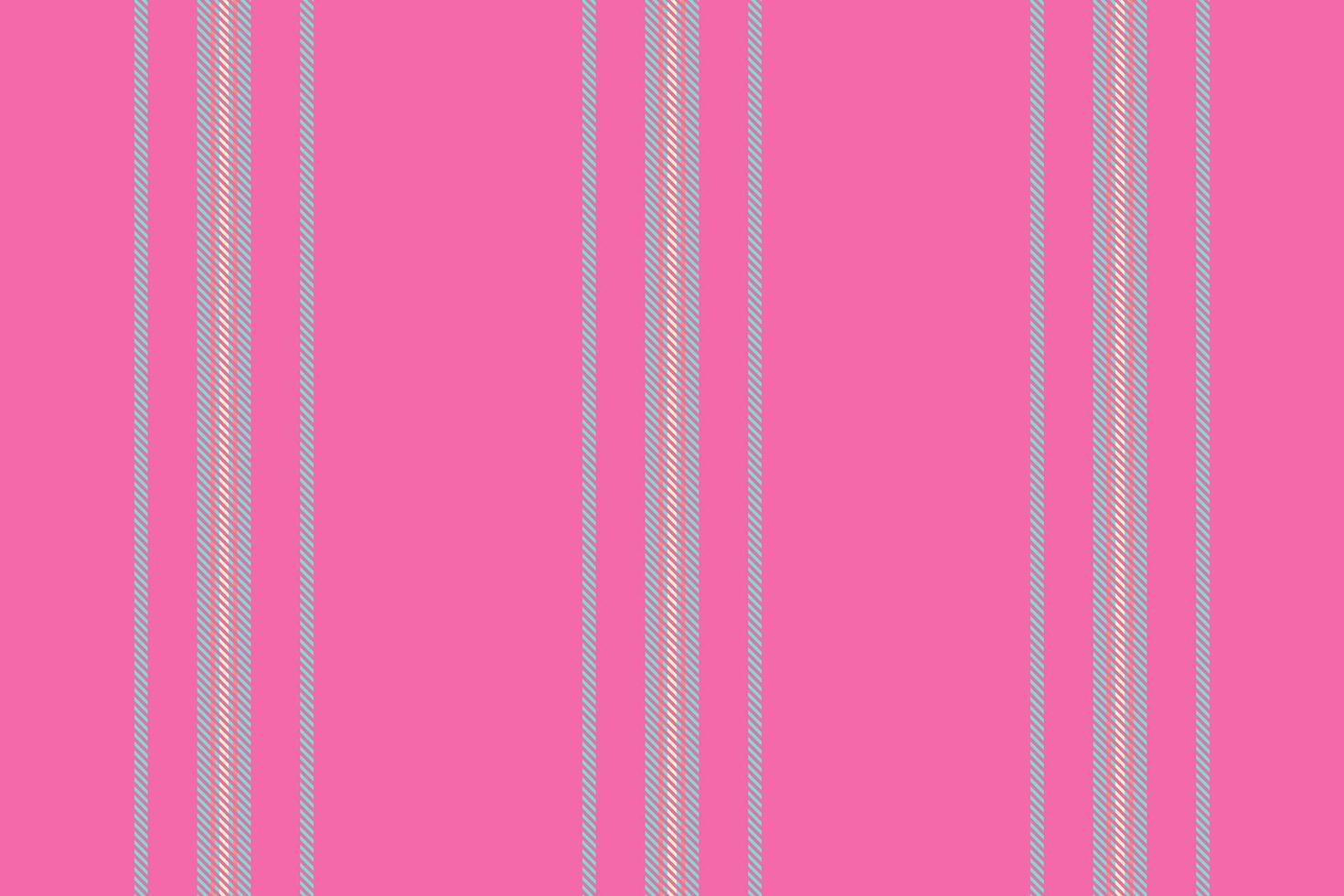 Bashioned vertical texture fabric, cultural stripe pattern lines. Peritage seamless textile background in pink and teal colors. vector