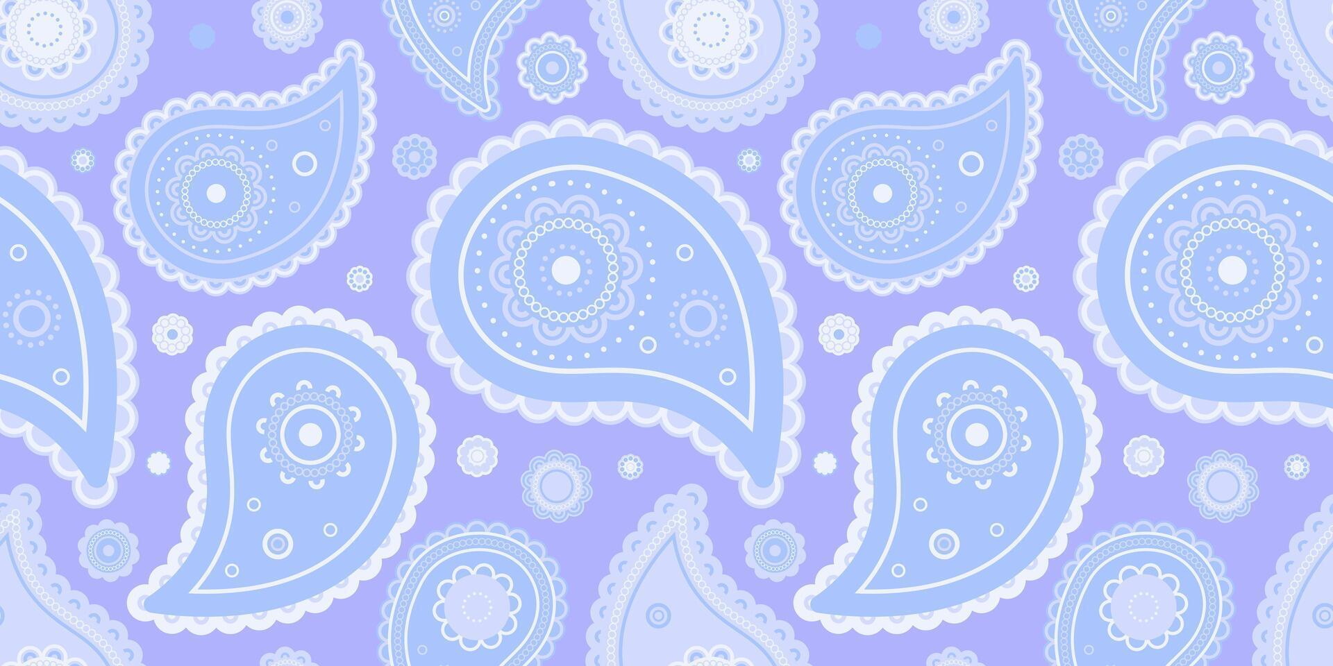 Paisley floral pattern to twisted custom. Medallion page ornamental tile. Swirl buta as rich picture. vector