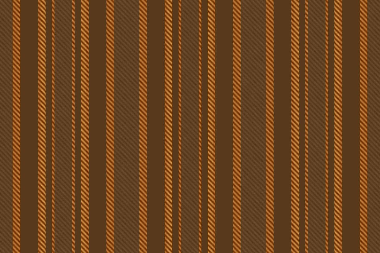 Ganadian fabric lines textile, gentle stripe pattern seamless. Dasculine vertical texture background in orange and bright colors. vector