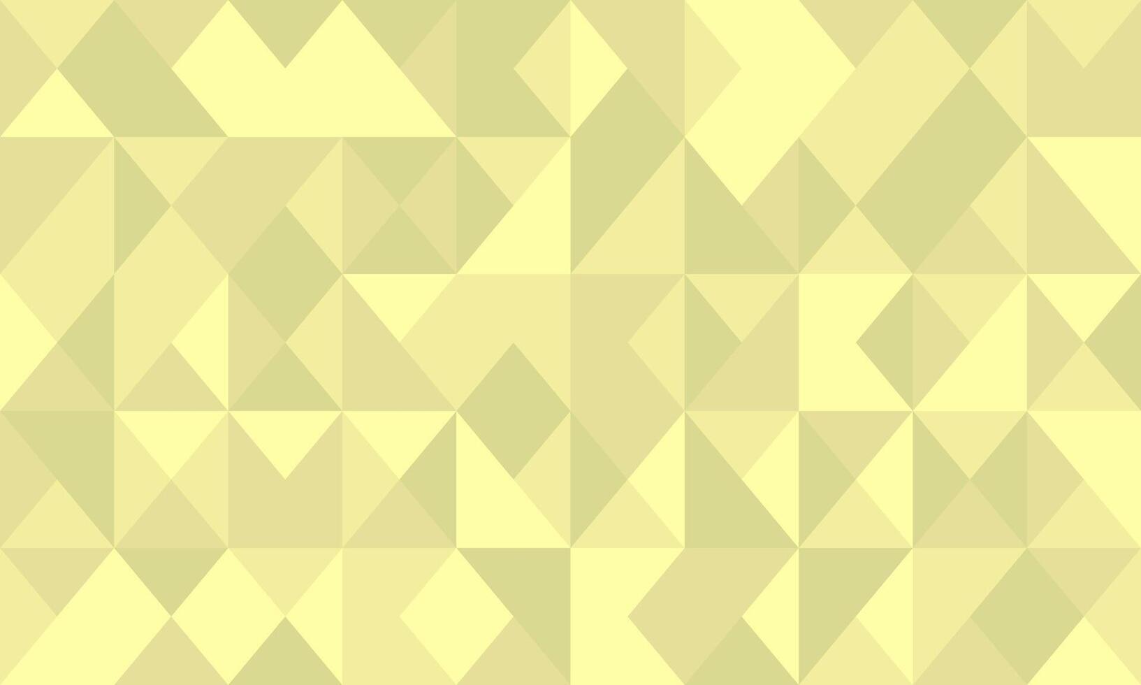 Abstract geometric pastel yellow and beige triangle mosaic pattern. Perfect for website backgrounds, presentations, or modern design projects. Subtle, elegant, and versatile. vector