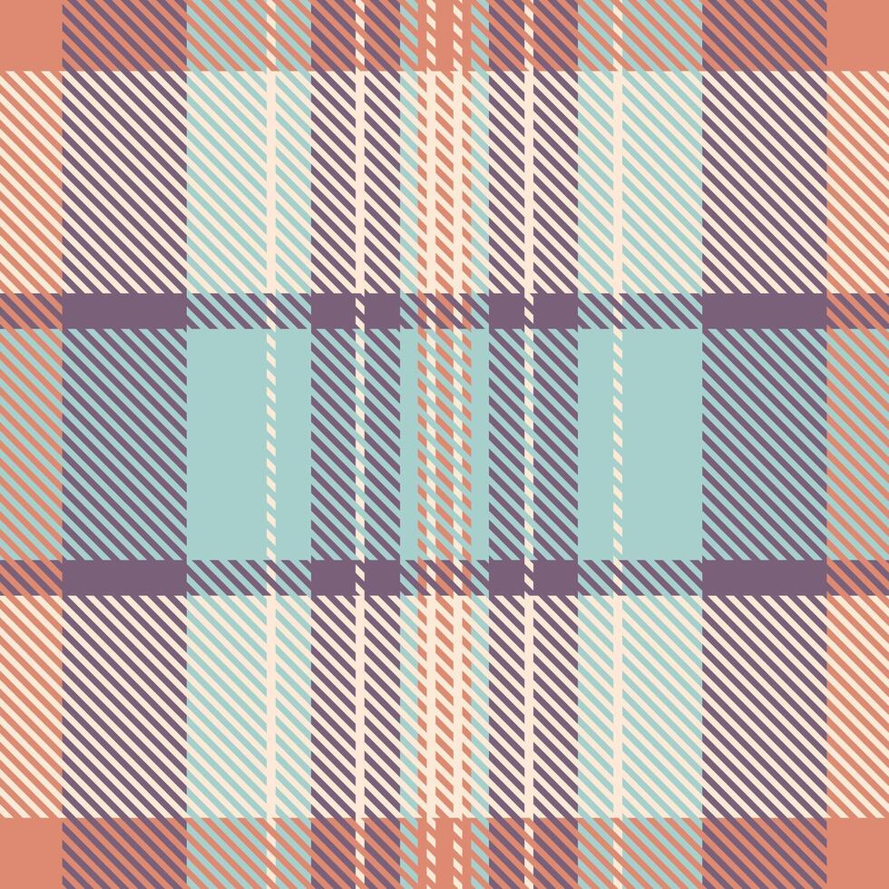 Soft pastel plaid pattern. Elegant, muted color palette evokes calmness sophistication. Ideal for textile design, apparel, stationery, or website backgrounds. Seamless repeat for versatile use. vector