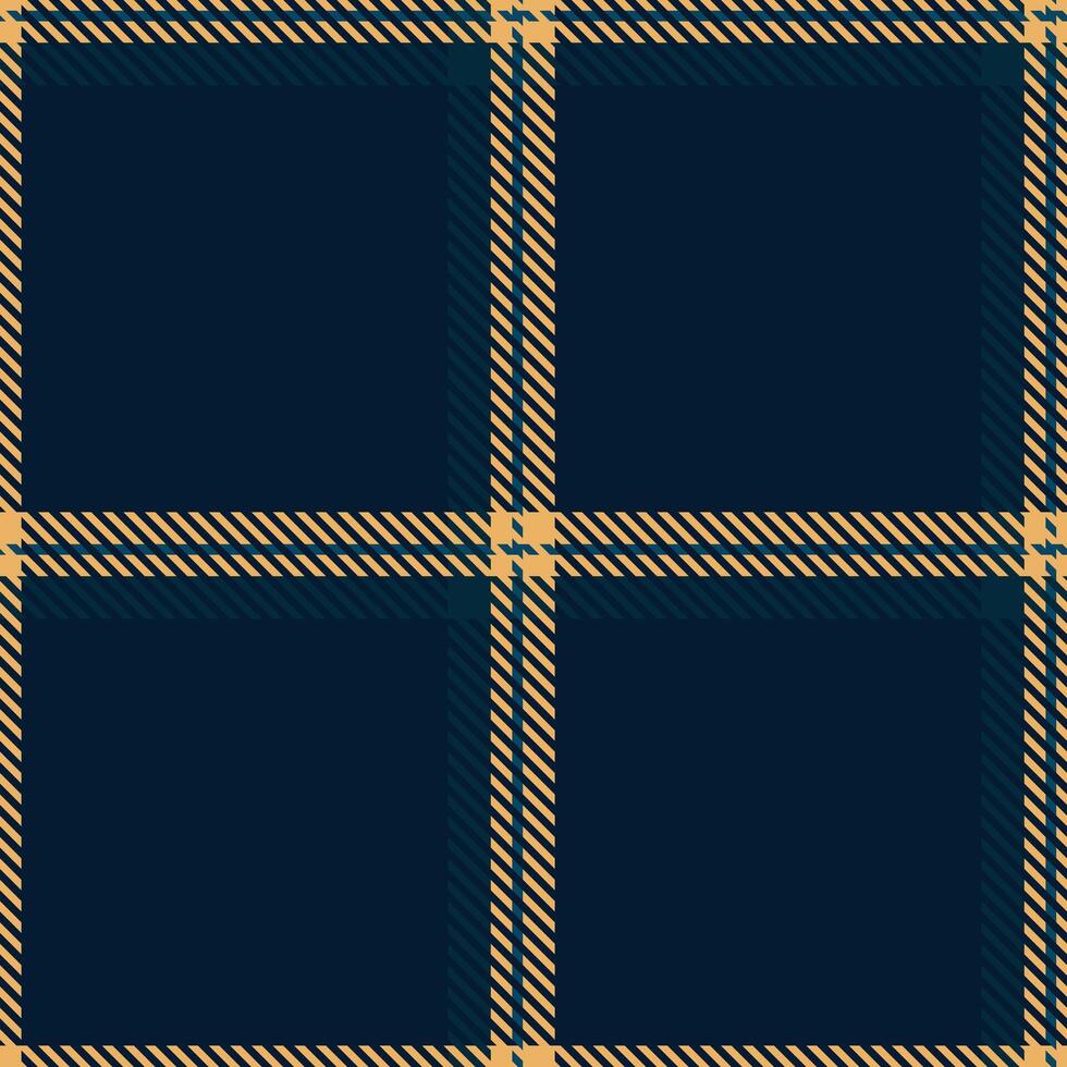 Elegant navy and gold plaid pattern. A sophisticated, timeless design perfect for backgrounds, textiles, or branding. vector