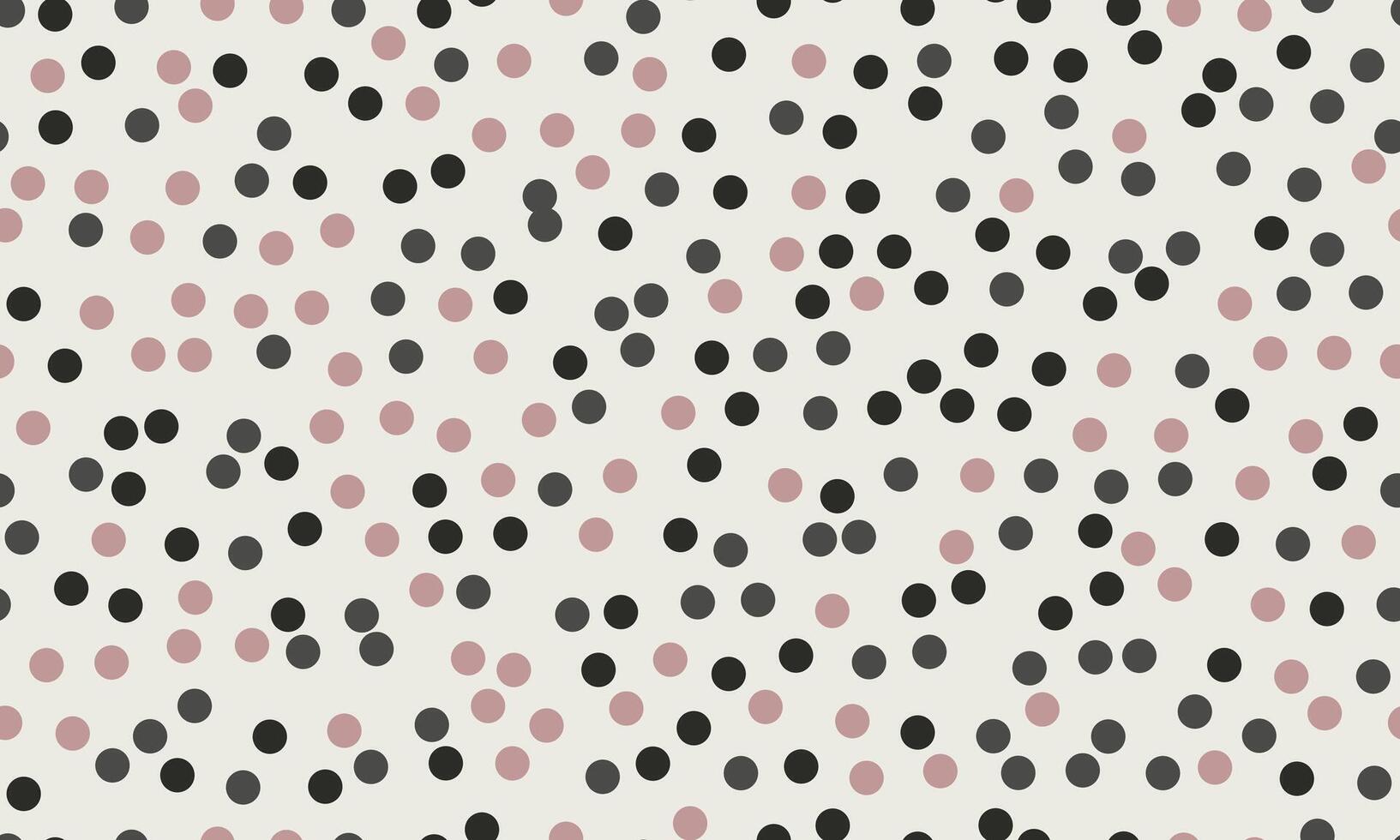 Abstract seamless pattern of scattered circles in muted pink and gray tones on a light background. Perfect for textile design, website backgrounds, or modern branding. vector