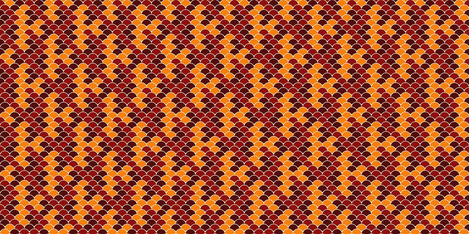 Intricate autumnal pattern. Warm orange and maroon hues create a textured, geometric design perfect for fallthemed projects, textiles, or website backgrounds. vector