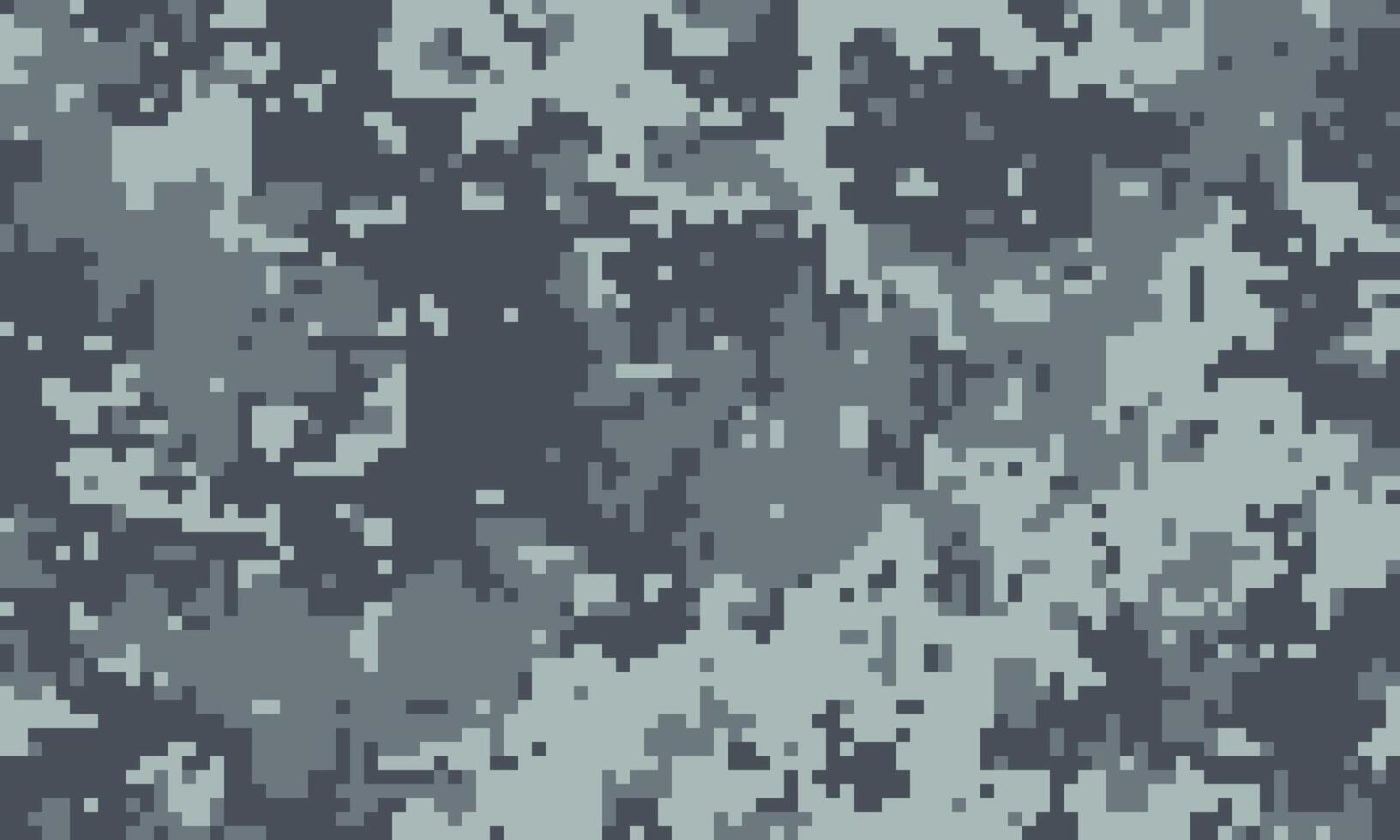 Abstract digital camouflage pattern in shades of gray. Ideal for backgrounds, textures, military or tactical designs, and fashion prints. vector