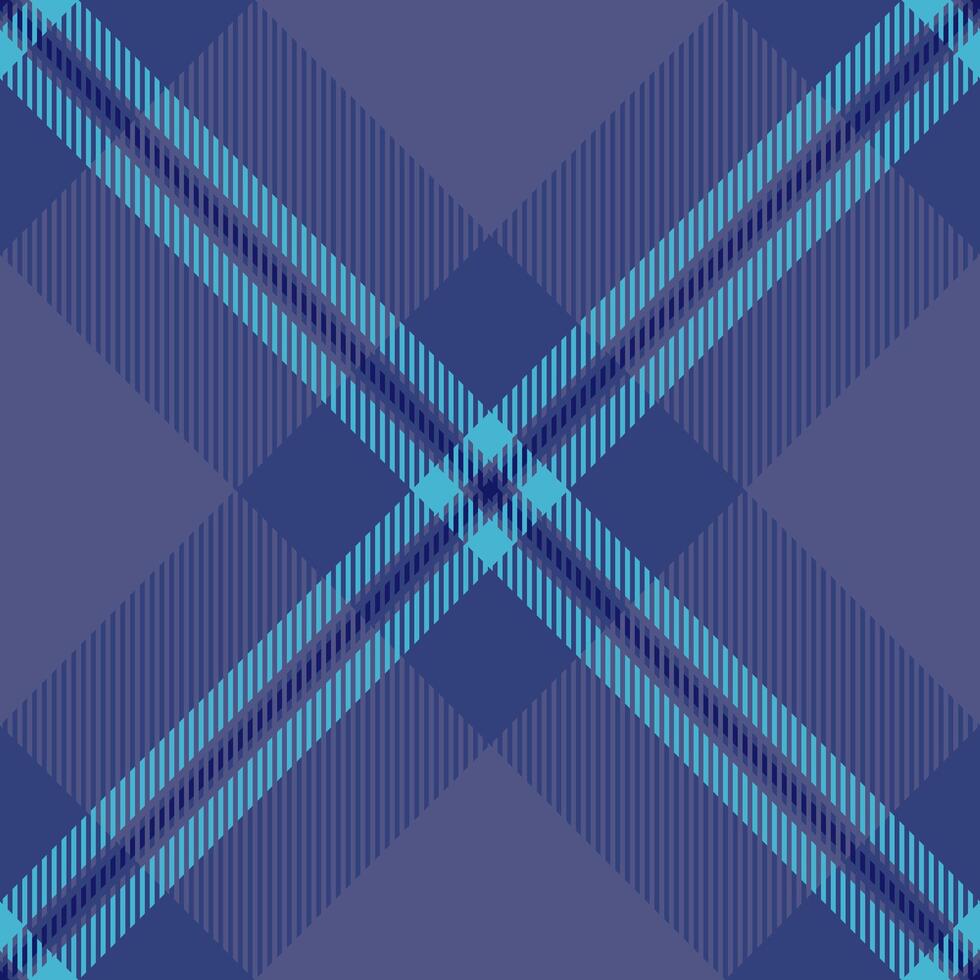 Primary plaid tartan pattern, glen seamless check background. Independence day fabric texture textile in blue and cyan colors. vector