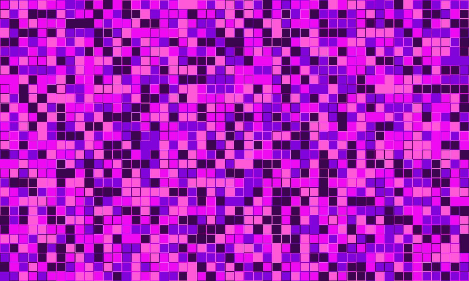 Vibrant mosaic of purple and pink squares. A dynamic, pixelated texture perfect for backgrounds, websites, or techthemed designs. Evokes feelings of energy, digital art, and modern aesthetics. vector