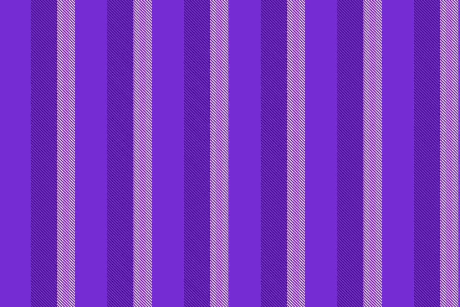 Fold pattern texture vertical, rough background lines textile. Frnamental seamless fabric stripe in violet and light colors. vector