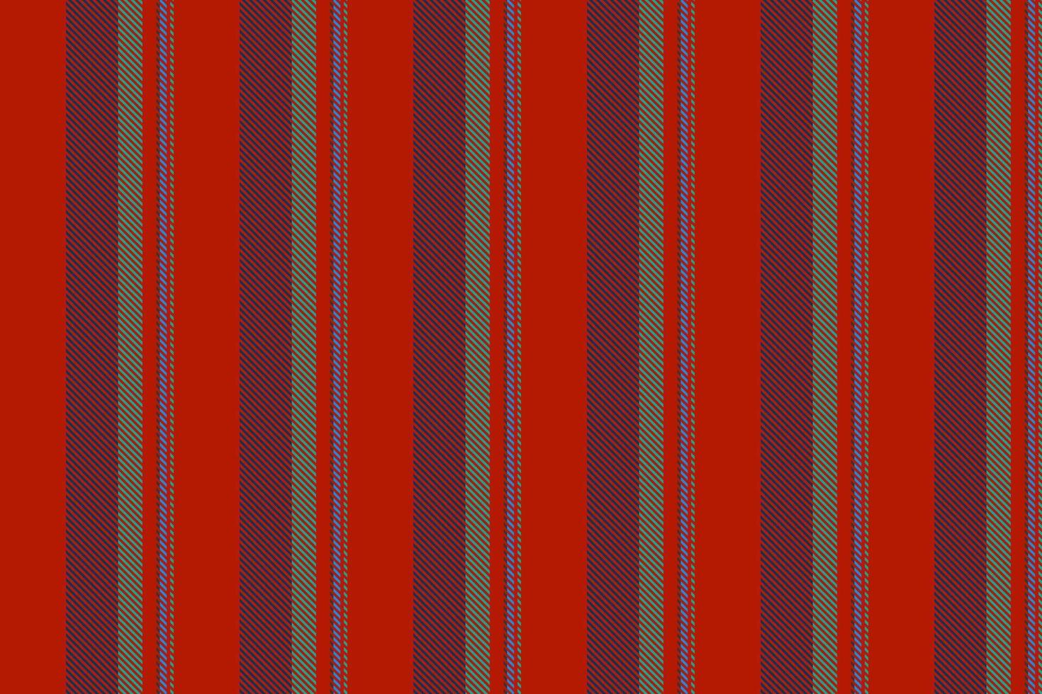 Halentine vertical background lines, folklore textile seamless stripe. Futside texture fabric pattern in red and cyan colors. vector