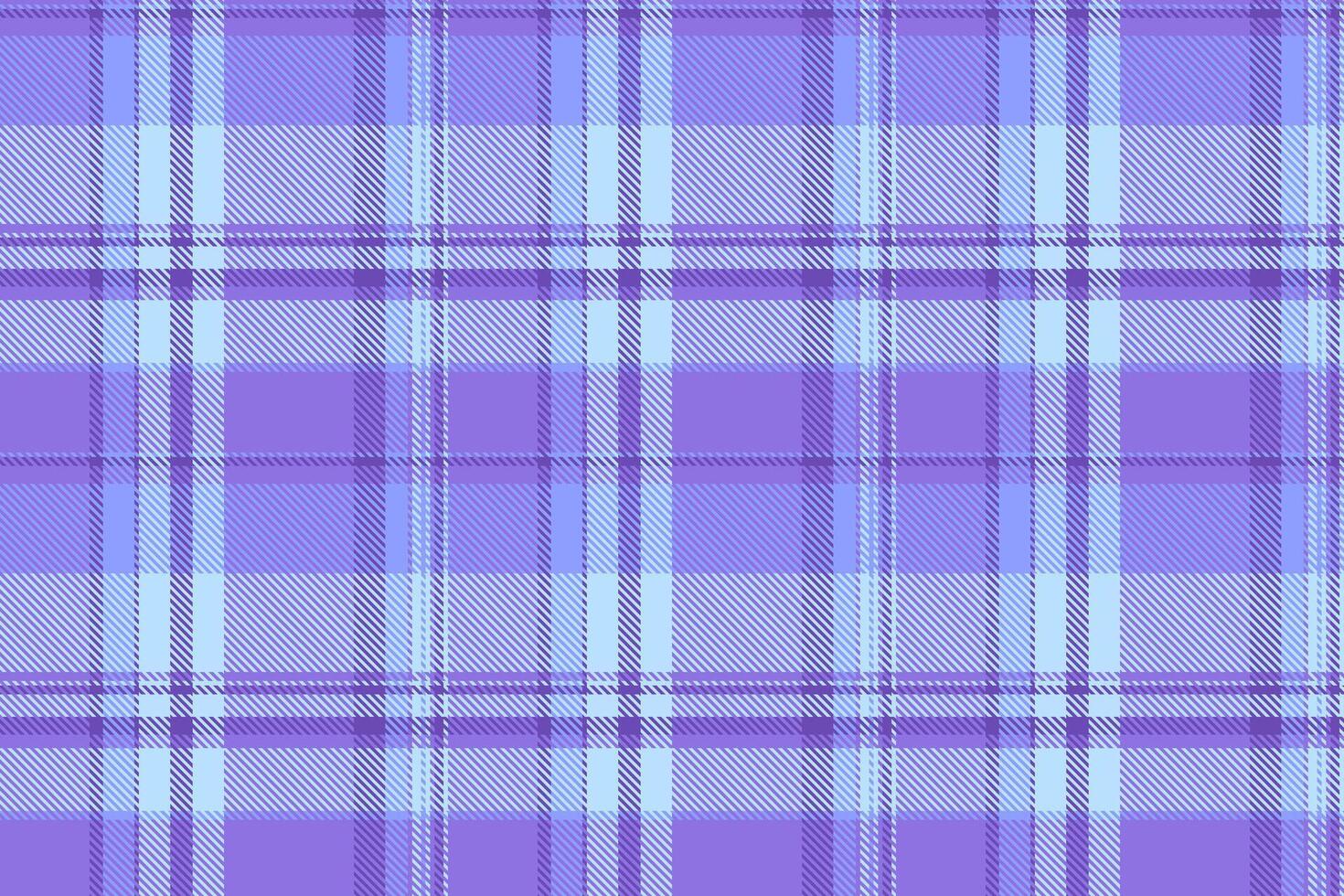 Lovely tartan texture pattern, navy background seamless fabric. Native textile check plaid in indigo and light colors. vector