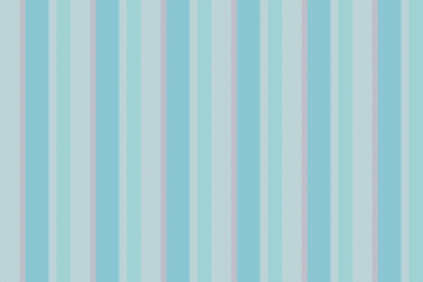 S0s fabric stripe lines, printing seamless texture textile. Cousehold background pattern vertical in light and cyan colors. vector