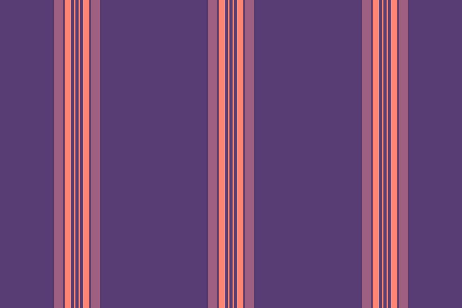 Elegant vertical stripes in muted coral and purple create a sophisticated, minimalist pattern. Perfect for website backgrounds, textile designs, or as a subtle graphic element. vector