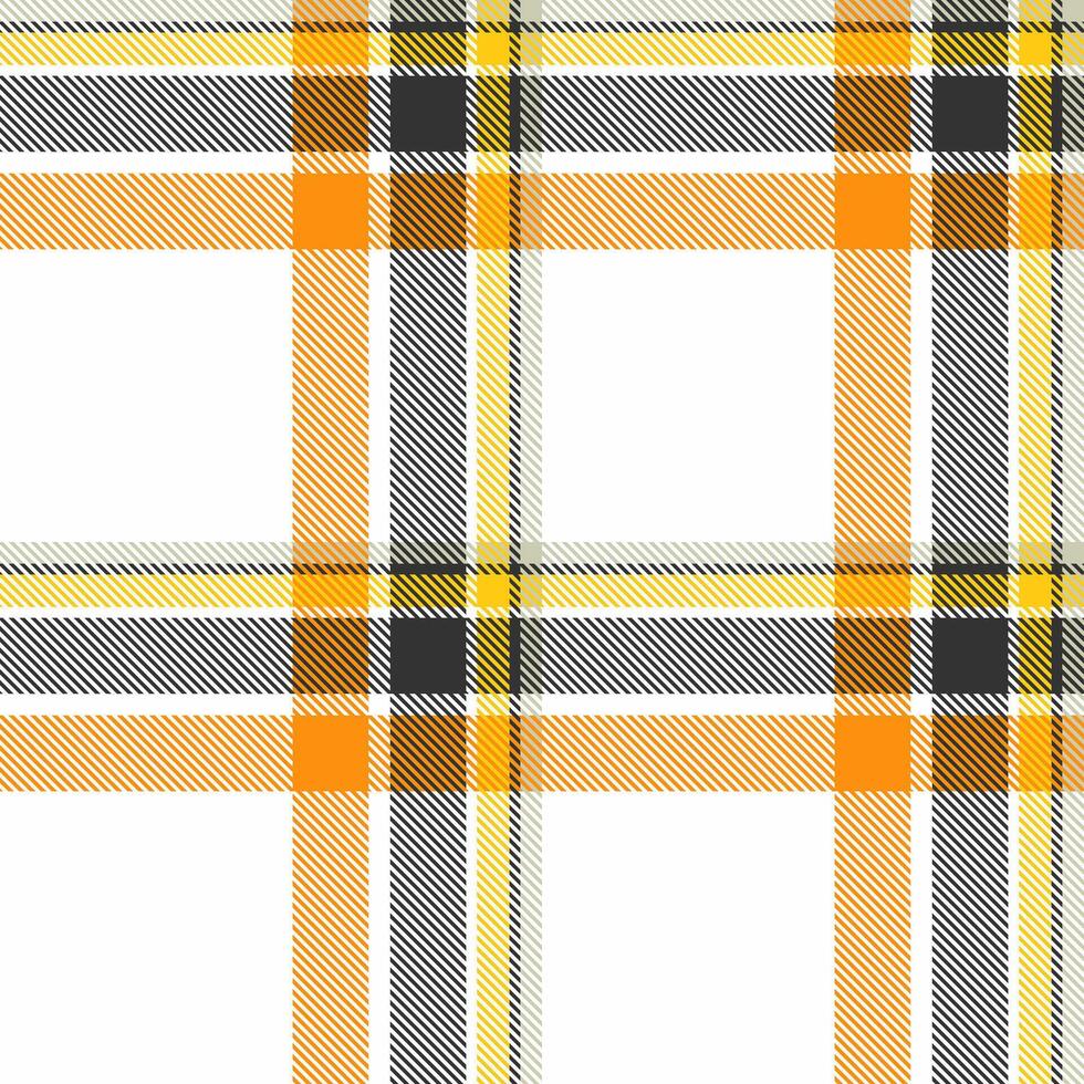 Choice seamless check textile, long texture pattern. Detailed plaid fabric background tartan in white and bright colors. vector