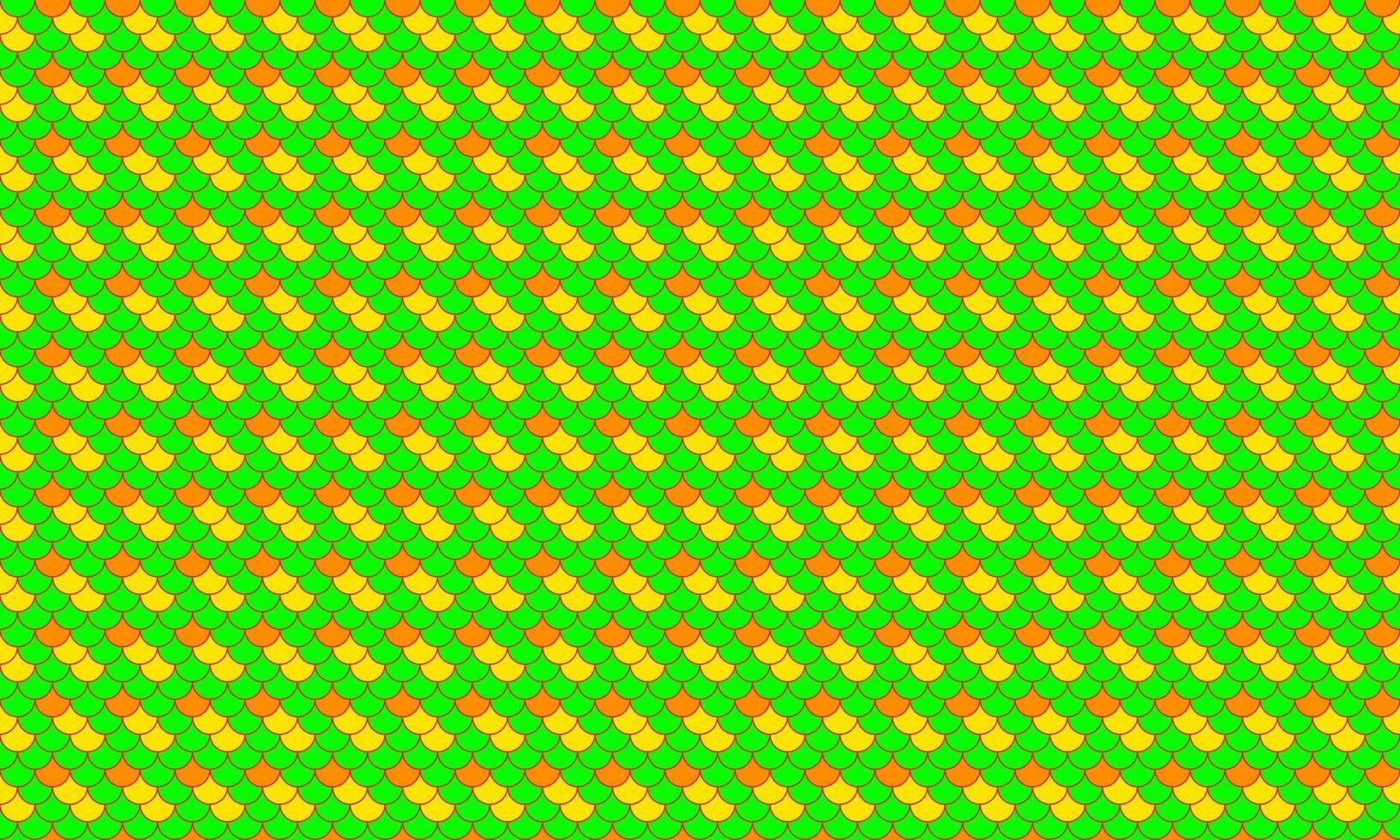Vibrant green and orange repeating geometric pattern. Ideal for backgrounds, textiles, website design, or any project needing a dynamic, energetic feel. vector