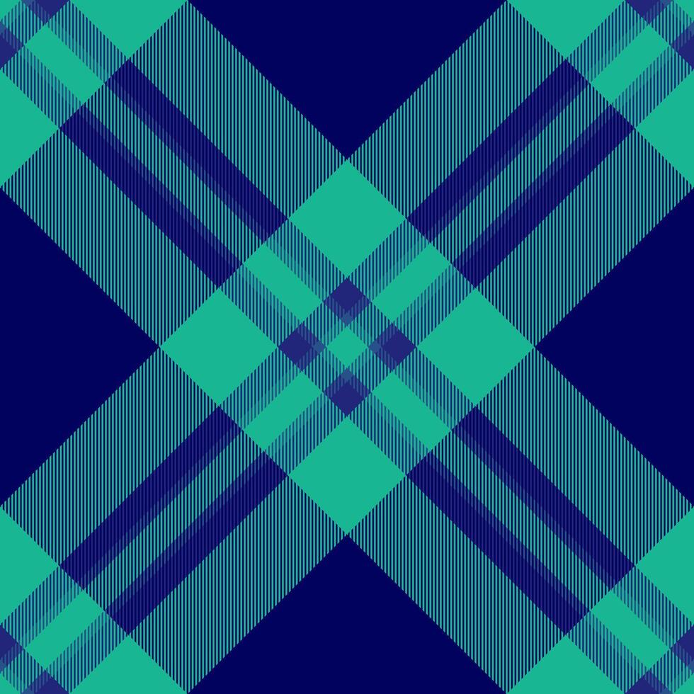 Britain pattern plaid seamless, crossed background fabric. Tradition check texture tartan textile in blue and teal colors. vector
