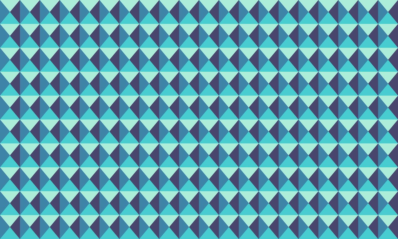 Abstract teal and navy geometric pattern. Seamless repeating design of interlocking triangles creating a diamond effect. Ideal for backgrounds, textiles, websites, and digital projects. vector