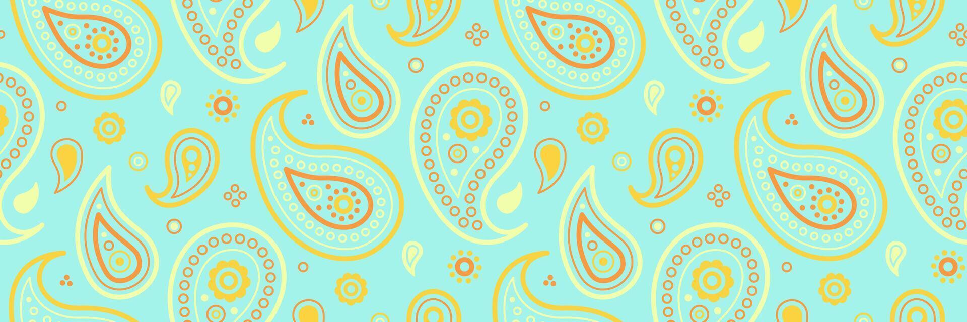 Material paisley on graphic nature. Linen doodle to textured orient. Complexity curl by exotic clothing. vector