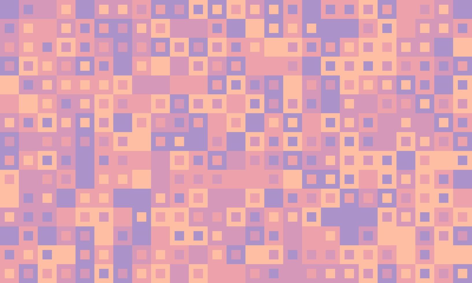 Abstract pastel square mosaic pattern. Perfect for website backgrounds, textile designs, or modern art projects. This calming, geometric texture evokes feelings of serenity and sophistication. vector