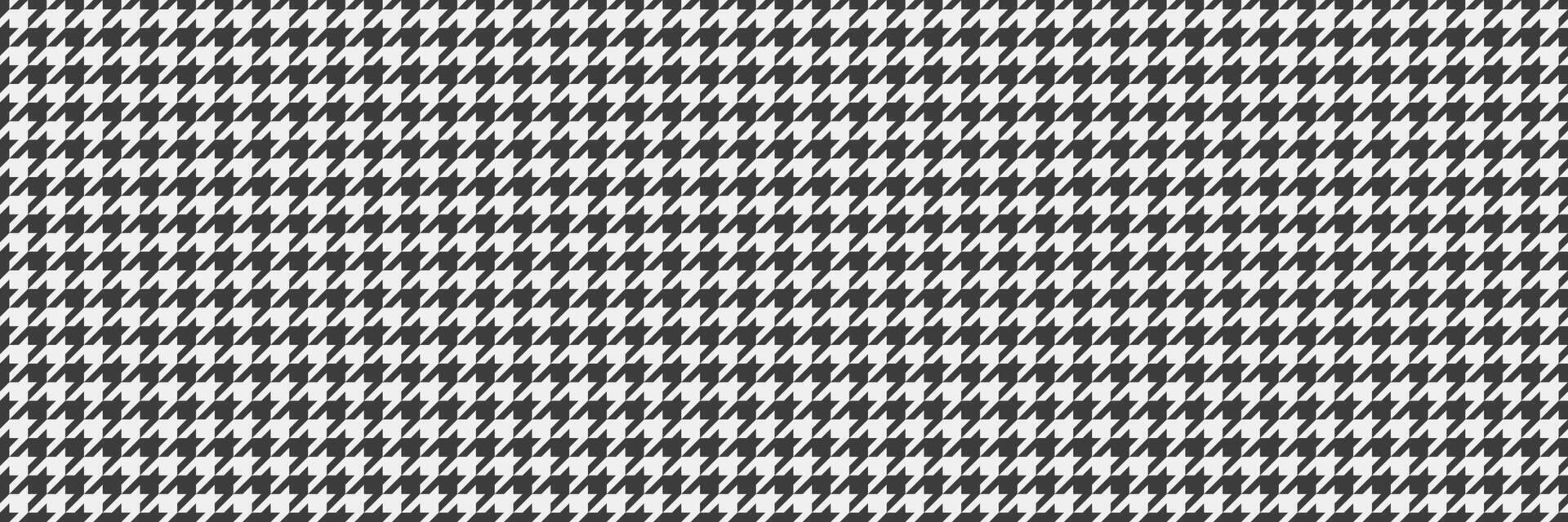 Classic houndstooth pattern in monochrome. A timeless textile design perfect for backgrounds, website templates, fashion, or print projects. vector