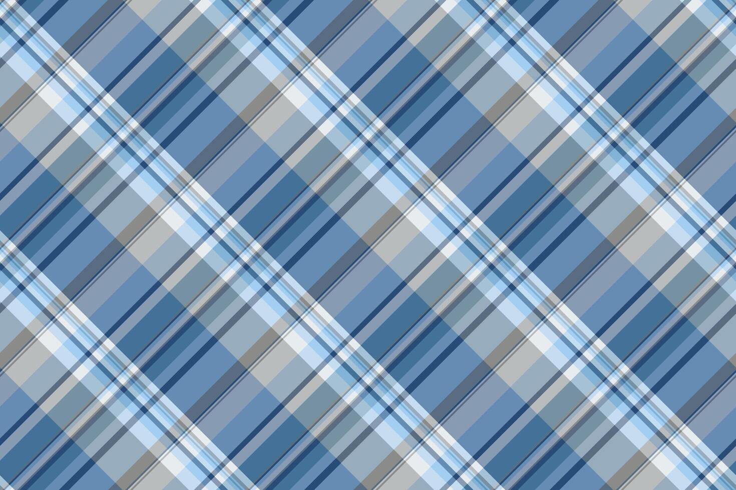 Seventies pattern tartan texture, scotland seamless check. Book textile background fabric plaid in cyan and pastel colors. vector