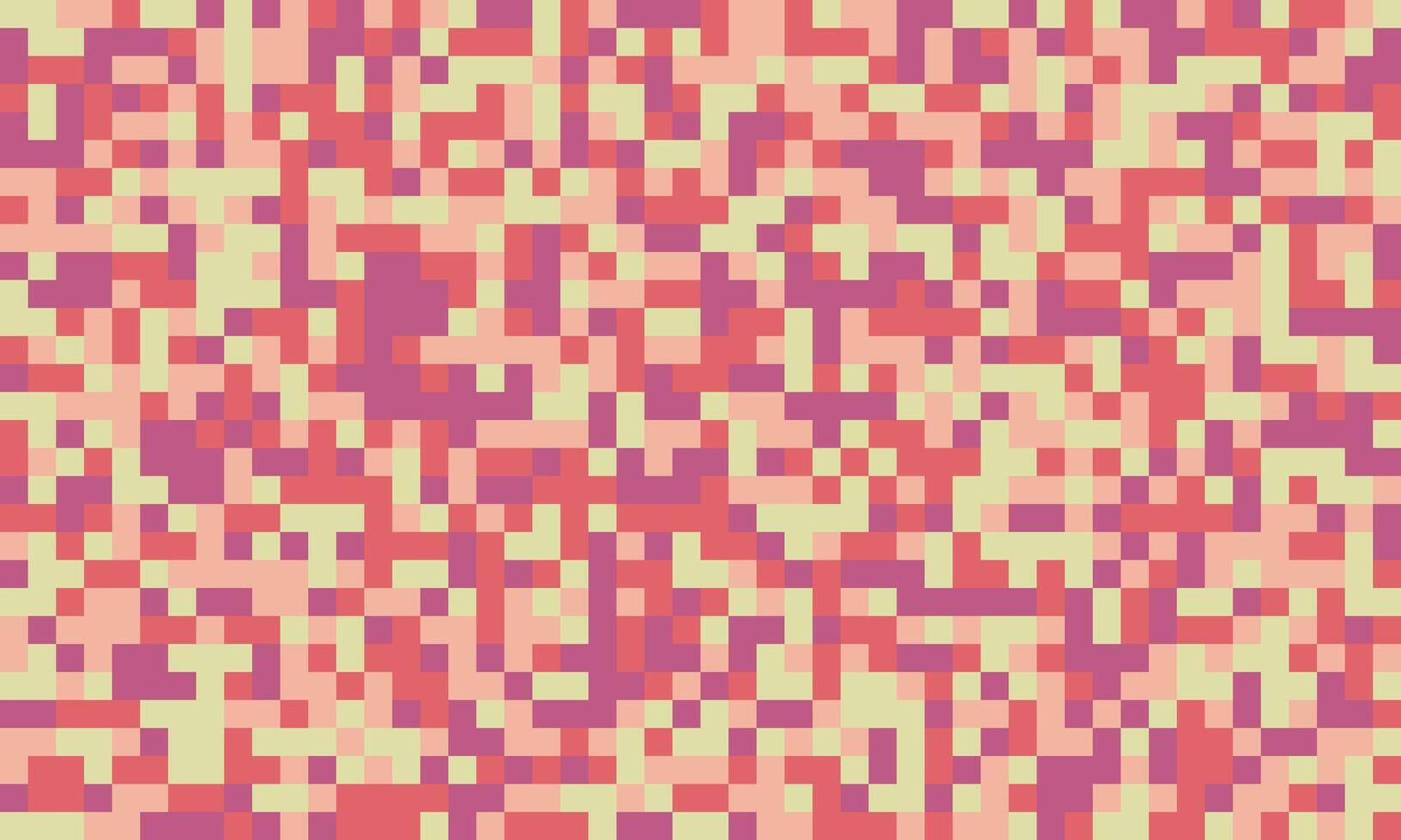Abstract pixel art background. Warm, earthy tones create a textured, digital camouflage effect. Perfect for websites, presentations, or textile design. vector