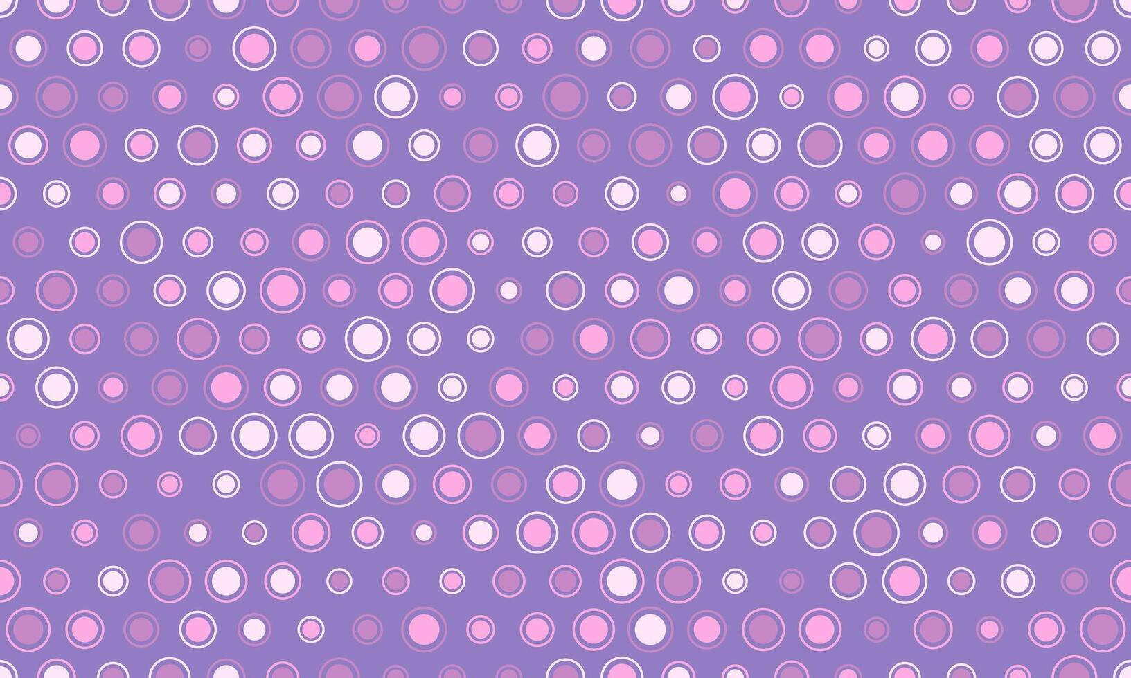 Delightful pastel purple and pink polka dot pattern. Perfect for backgrounds, textiles, and playful designs. vector