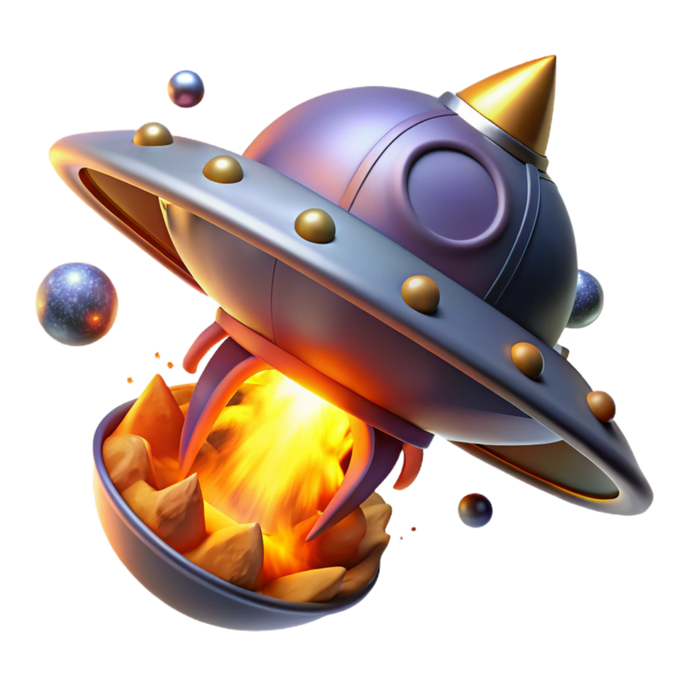 glorious passionate renaissance A spaceship escaping a collapsing star, fiery explosion in the background, dramatic and intense, space opera style premium png