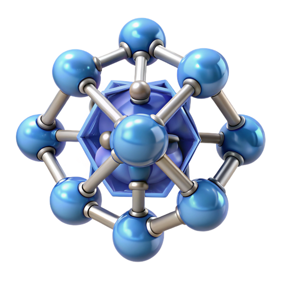 gorgeous gothic A group of nanobots assembling a complex molecular structure, bright, clinical lighting, scientific illustration style museum quality png