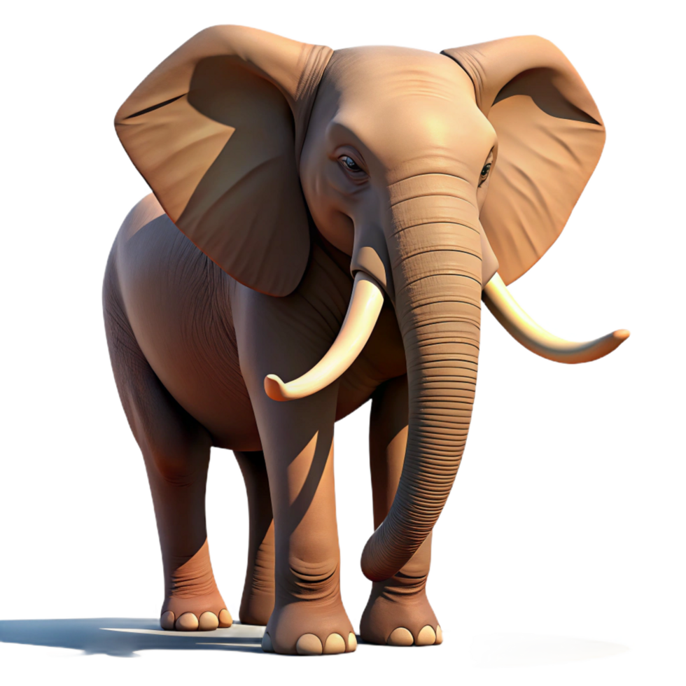passionate extraordinary A majestic elephant walking through the savanna, warm lighting and long shadows, in a naturalistic style 4K png