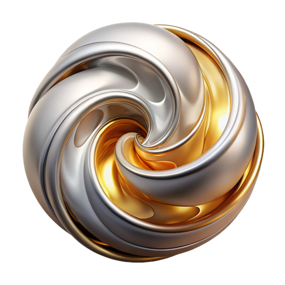 memorable bohemian A swirling mass of liquid metal in shades of silver and gold, dynamic lighting with reflections, Abstract Expressionism style fine detail png