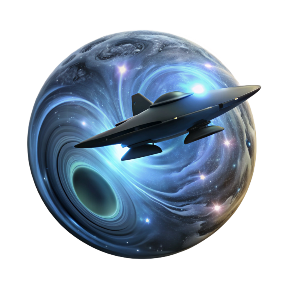 immaculate whimsical vintage A lone spaceship, silhouetted against a giant, swirling nebula, journeys through the vastness of space. Dramatic, backlighting. Space opera style high quality png
