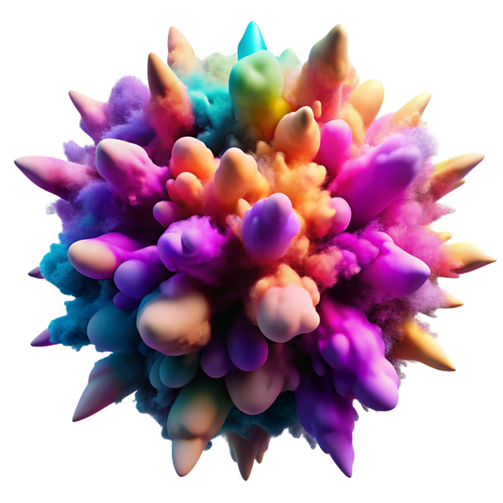 quintessential rustic A chaotic explosion of vibrant pigments, frozen in time, with dramatic chiaroscuro lighting, in a surrealist style professional png