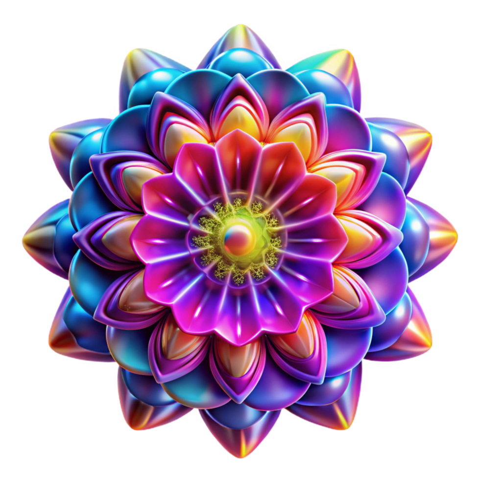 extraordinary nostalgic futuristic A kaleidoscope of vibrant colors, morphing and evolving, illuminated by a bright, flashing light, Psychedelic style original png