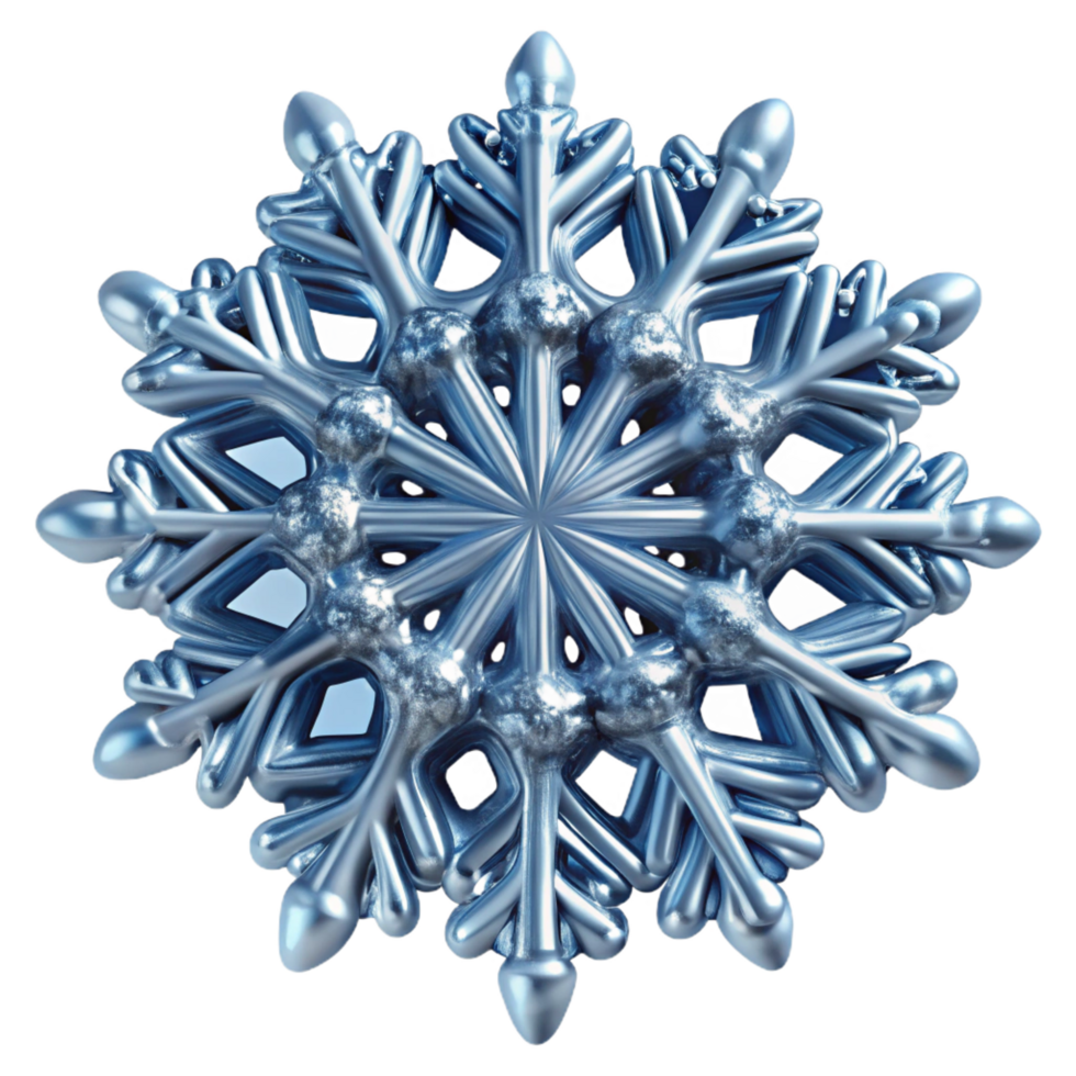 magnificent remarkable A close up of a snowflake s intricate structure. Macro photography, crystalline details png
