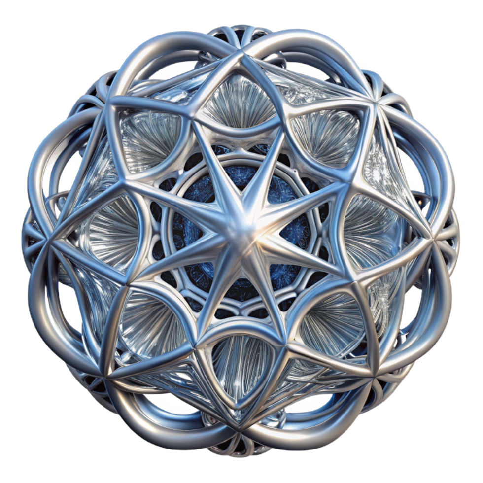 picturesque bold organic An intricate web of interwoven silver threads, illuminated by a cool, ethereal glow, Art Deco style fine detail png