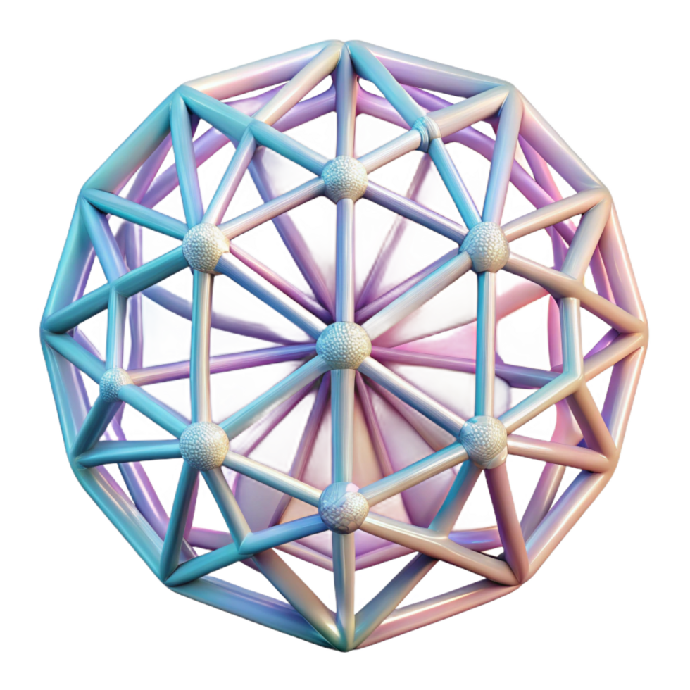 vibrant art deco A delicate web of interconnected lines forming a geometric pattern, illuminated by a soft, pastel glow, Art Nouveau style detailed png