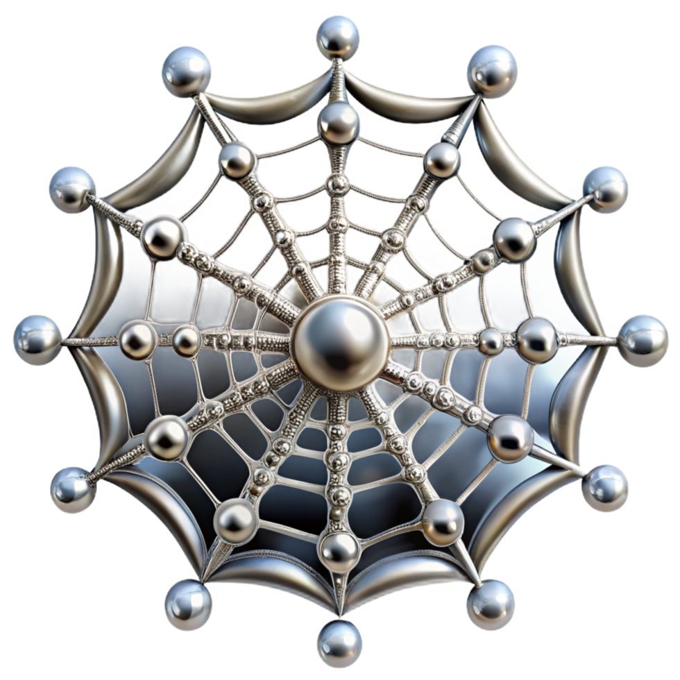 rare industrial A close up of a dew covered spider web, intricate design, sparkling droplets, macro photography, elite png