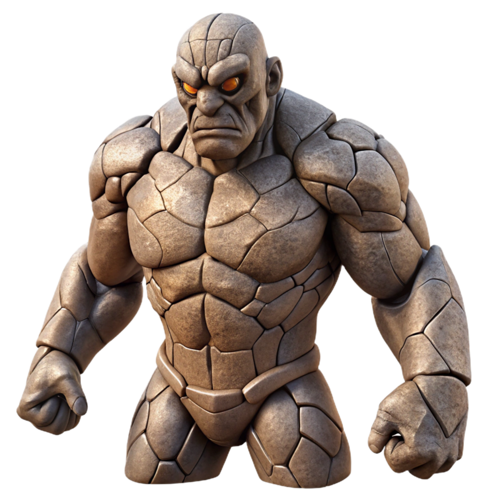 dramatic exemplary An ancient golem awakening, cracked stone texture, dramatic lighting, dark fantasy style png