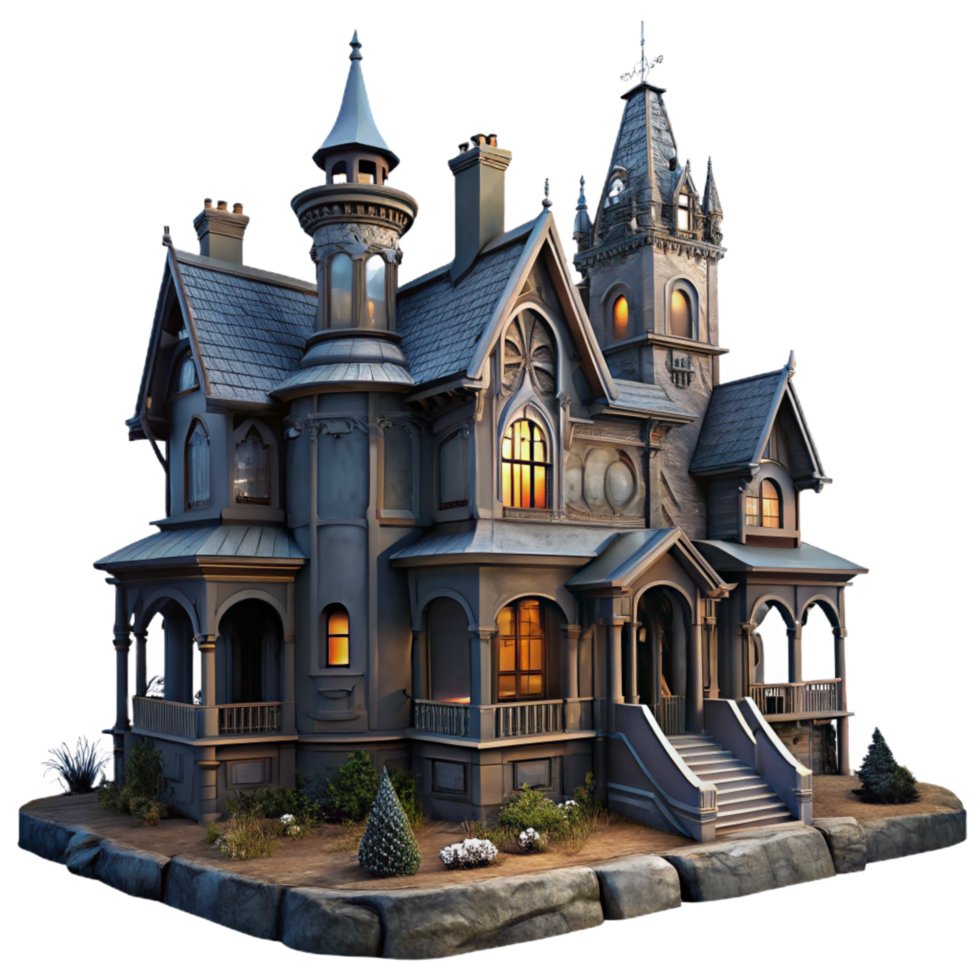 whimsical breathtaking An abandoned Victorian mansion, dusty furniture, dim lighting, eerie atmosphere, gothic horror, dark fantasy, masterfully captured png