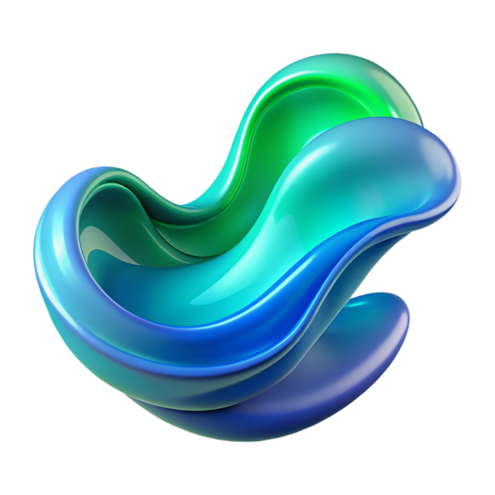 exquisite peaceful gothic An abstract composition of flowing water, in shades of blue and green, under a soft, natural light. Impressionist style high resolution png