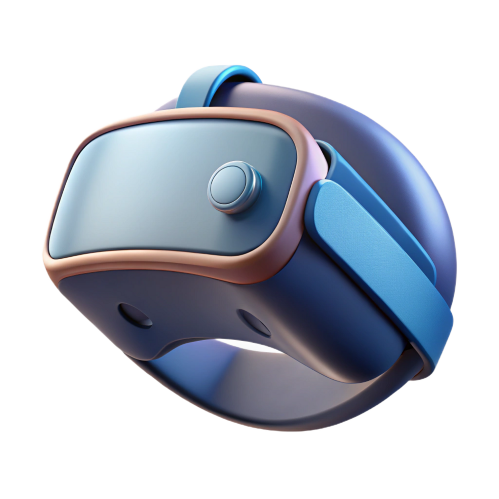 elegant joyful tropical A virtual reality headset floating in mid air, soft, diffuse lighting, minimalist style masterfully captured png