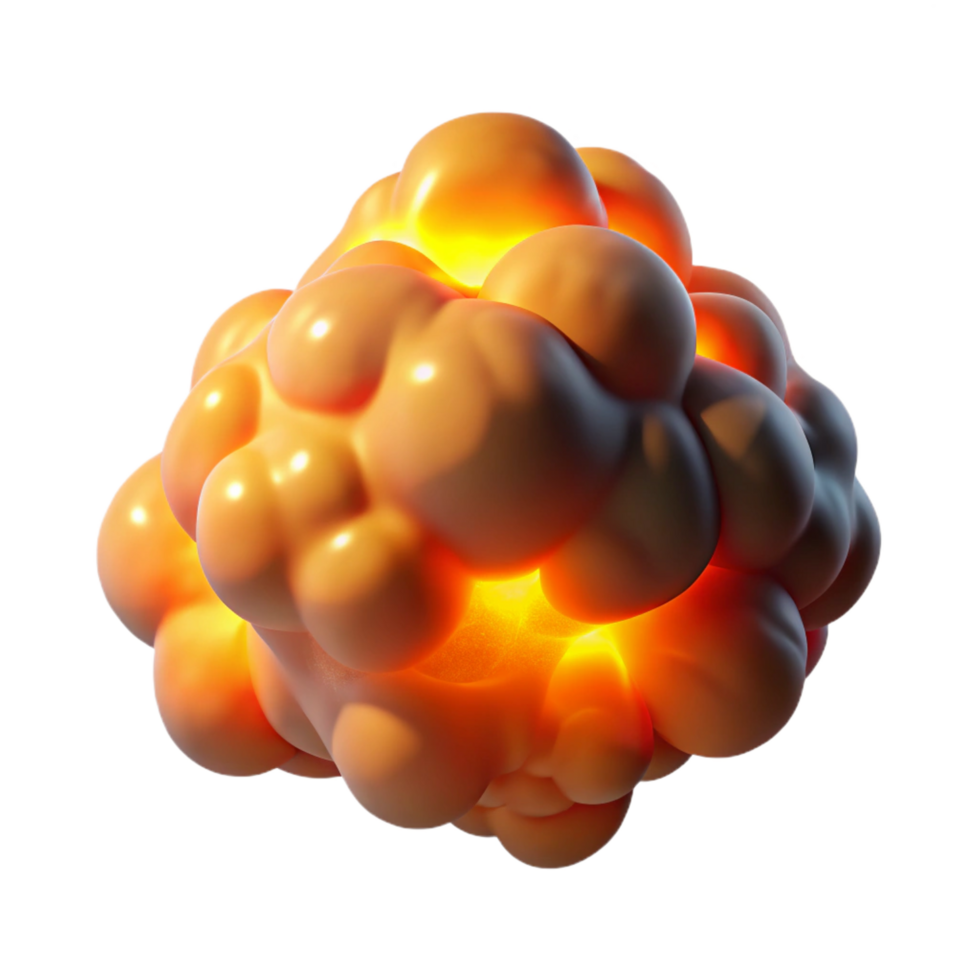 notable surreal A cloud of iridescent smoke, lit from below by a fiery orange light. Abstract photography style luxury png