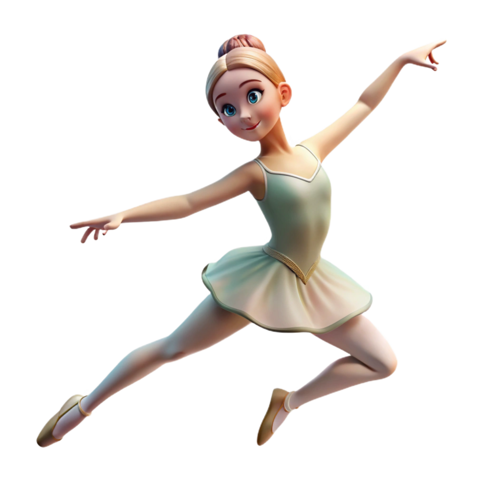 breathtaking artistic Portrait of a graceful ballerina in mid leap, soft spotlighting, Impressionist style 8K png