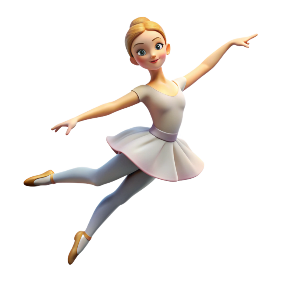 breathtaking abstract Portrait of a graceful ballerina in mid leap, soft spotlighting, Impressionist style impeccable png